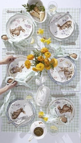 Lenox 893455 Butterfly Meadow Bunny Covered Butter Dish, Easter Serveware - Image 5