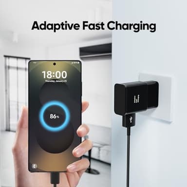 Android Phone Charger, Samsung Charger Fast Charging Cord with 6.6ft Type C Cable for Samsung Galaxy S25Ultra/S25/S24/S23/S23 Ultra/S22/S21/S20/S20+/S10/S10+/S10e/S9/S9+/S8/S8Plus/Note 8/9/10/20 - Image 3