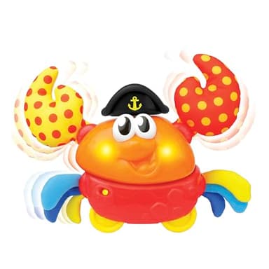 winfun: Shakin 'N Wobble Crab - Lights & Sounds Motion Toy, Button Activated Sideways Crab Walk, Flashing Lights, Sensory Toy, Baby Toddler Ages 9mo+ - Image 6