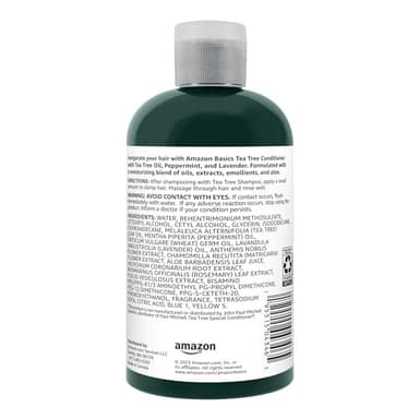Amazon Basics Tea Tree Conditioner, 10.14 Fl Oz, Pack of 1 - Image 2