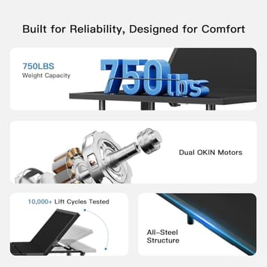 Pipishell Twin XL Adjustable Bed Frame, Electric Bed Base with Head & Foot Incline, USB-A & USB-C Ports, LED Under-Bed Lighting, 4 Leg Height Options, and Easy 3-Step Assembly - Image 7
