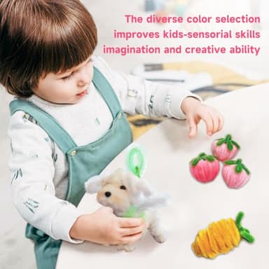 Pipe Cleaners, 300pcs 20 Colors, Craft Supplies, Pipe Cleaner Chenille Stems, Craft Pipe Cleaners, RED BLUE GREEN BLACK ORANGE YELLOW PINK - Image 4