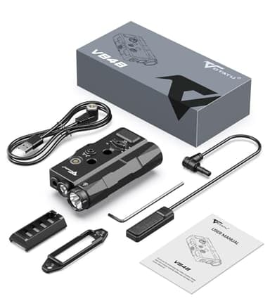 VOTATU V848 Laser Light Combo, Green/IR Laser & 1700LM Flashlight/IR Illuminator Combo, Multi-Mode Display Screen Weapon Light Laser for Rifle and Shotgun Compatible with Mlok Picatinny Rail - Image 7