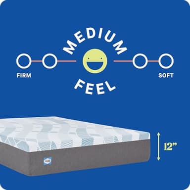 Sealy Dreamlife 12” Hybrid Mattress-in-a-Box, California King, SealyComfort Gel Memory Foam, SealyResponsive Encased Coils, Surface-Guard Technology - Image 3