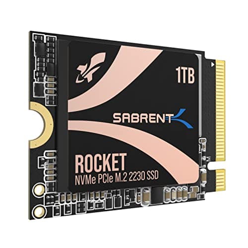 SABRENT Rocket 2230 1TB NVMe SSD – PCIe Gen4 M.2 2230 Internal SSD for Steam Deck, Surface Pro, Ultrabook, HTPC – DRAM-Less with HMB, Up to 5GB/s [SB-2130-1TB] - Image 1
