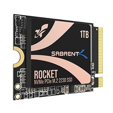 SABRENT Rocket 2230 1TB NVMe SSD – PCIe Gen4 M.2 2230 Internal SSD for Steam Deck, Surface Pro, Ultrabook, HTPC – DRAM-Less with HMB, Up to 5GB/s [SB-2130-1TB] - Image 1