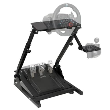 Nejoney Racing Wheel Stand, Height Adjustable & Foldable Steering Wheal Stand Compatible with Logitech G25,G27,G29,G920 Gaming Cockpit - Image 1
