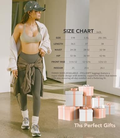 FULLSOFT 3 Pack Leggings for Women Non See Through-Workout High Waisted Tummy Control Running Yoga Pants(3 Pack Black,Black,Black,Small-Medium) - Image 6