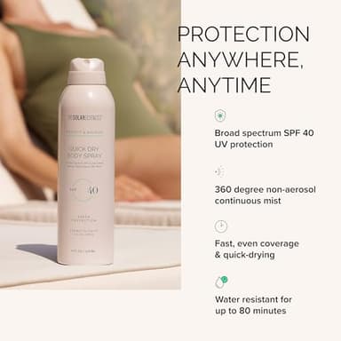 MDSolarSciences Quick Dry Body Spray SPF 40 | Water-Resistant, Broad Spectrum Sunscreen Spray | Indian Gooseberry, Vitamin C & Antioxidants Enriched | Non-Aerosol | Safe for Sensitive Skin (6 Fl Oz) - Image 5