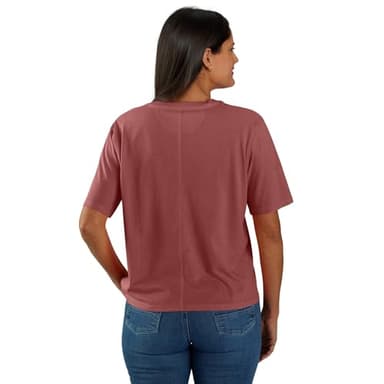 Carhartt Women's Tencel Fiber Series Loose Fit Short-Sleeve Pocket T-Shirt, Barnwood, X-Large - Image 2