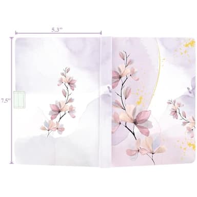 DWIYITTN Floral Journal for Girls - Gift for Teens, Kids - Diary with Pen & Magnetic Closure, 192 Pages for Writing, 5.3"x7.5" Hardcover Lined Notebook - Image 7