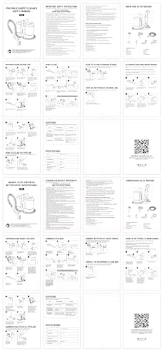 Portable Carpet & Upholstery Spot Cleaner, Powerful Suction & Spot Remover, Deep Stain Cleaning for Carpet, Car Seats, Pets, Stairs, Couches, with Dual Size BrushHead - Image 8