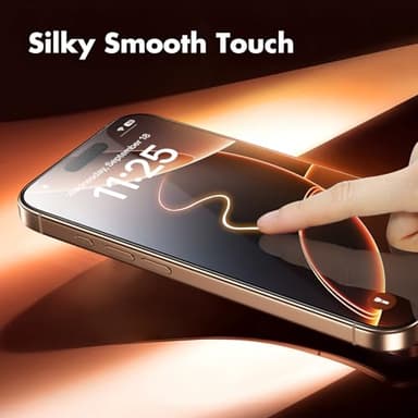 UNBREAKcable 3-Pack Screen Protector for iPhone 16 Pro, Double Shatterproof Tempered Glass [Easy Installation Frame] [9H Hardness] [99.99% HD Clear] [Case Friendly] for iPhone 6.3 inch - Image 7