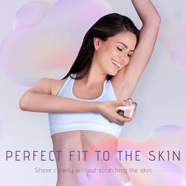 Wyklaus Electric Razors for Women Legs: 5-in-1 Rechargeable Body Shaver - Waterproof Wet Dry Hair Remover - Trimmer for Lady Face Underarms Public - Image 2