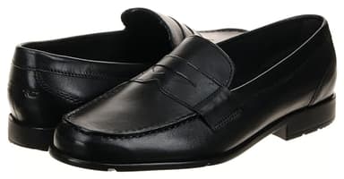 Rockport Men's Classic Loafer Penny, Black II, 10 Wide - Image 7