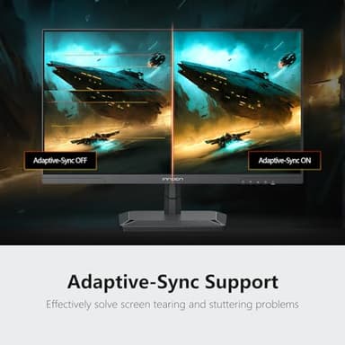 INNOCN 24.5" 1440P QHD 2K Gaming Monitor, 240Hz PC Computer Desktop Monitor, IPS, HDMI 2.1, DisplayPort, FreeSync, Console Ready, 1ms, MPRT, Eye Care, Flicker-Free, Speaker, 25G2S - Image 4
