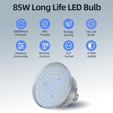 Skytex Softbox Lighting Kit(2Pack), 20x28in Soft Box | 85W 2700-6400K E27 LED Bulb Continuous Photography Lighting, Photo Studio Lights Equipment for Camera Shooting, Video Recording - Image 2