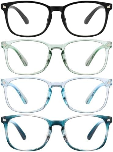 MIGSIR Blue Light Blocking Glasses for Computer Gaming, Fashion Fake Helps Reduce Screen Fatigue Eyeglasses for Women Men - Image 2
