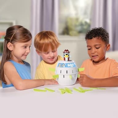 TOMY Pop Up Bluey Kids Game- Family and Preschool Games for Family Game Night - Winter Break Activities- Girls and Boys Games - 2-4 Players - Ages 4 Years and Up - Image 7