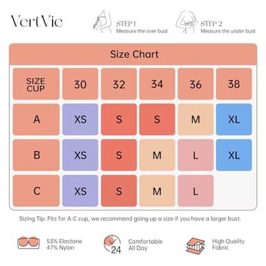 Vertvie Women's Wireless Strapless Bra Seamless Padded Bandeau Bra Non-Slip Silicone Tube Top Push Up Convertible Bralette (White,Medium) - Image 7