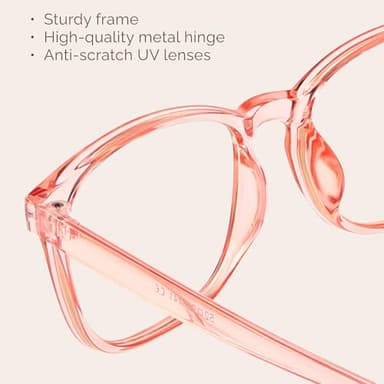 MIGSIR Blue Light Blocking Glasses for Computer Gaming, Fashion Fake Helps Reduce Screen Fatigue Eyeglasses for Women Men - Image 5
