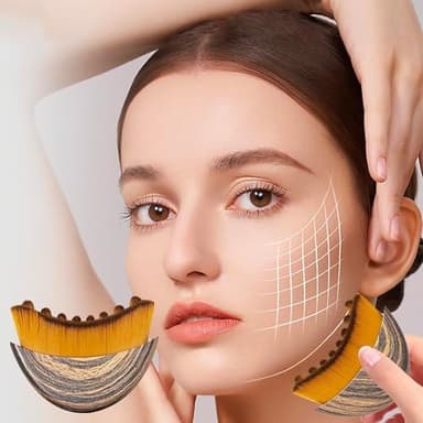Lymphatic Contour Face Brush, Chin & Jawline Sculpting, Lymphatic Drainage Massager for Face, Ergonomically Designed to Fit The Skin Precisely and Relieve Fatigue (1PCS) - Image 4
