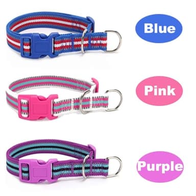 Mycicy Reflective Slip Dog Collar, Martingale Collar for Dog Training with Quick-Release Buckle Stop, No Pull Pet Collars for Small Medium Large Dogs (Purple-L) - Image 7