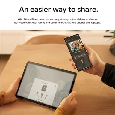 Google Pixel Tablet - Android Tablet with 11-Inch Screen and Extra-Long Battery Life - Porcelain - 8 GB RAM - 256 GB - Image 12