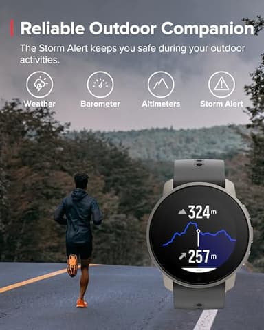 SUUNTO 9 Peak Pro GPS Sports Watch, Up to 30 Days Long Battery Life, 95+ Multisport Watch w/Training Workout Analysis,Advanced Health & Recovery Support, Wrist Heart-Rate Measurement, Titanium Slate - Image 7