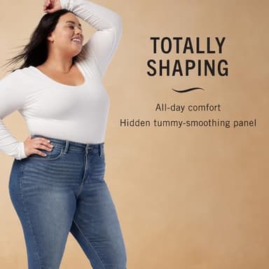 Levi Strauss Signature Gold Women's Totally Shaping Skinny Jeans Mid-Rise Stretch Denim (Available in Plus Size), Cape Town, 14 Long - Image 5