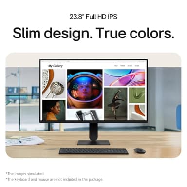 LG 24U411A-B 24-inch Full HD (1920 x 1080) IPS Computer Monitor, 120Hz, HDR10, Reader Mode, Flicker Safe, HDMI, Slim Stand Base, Black - Image 2