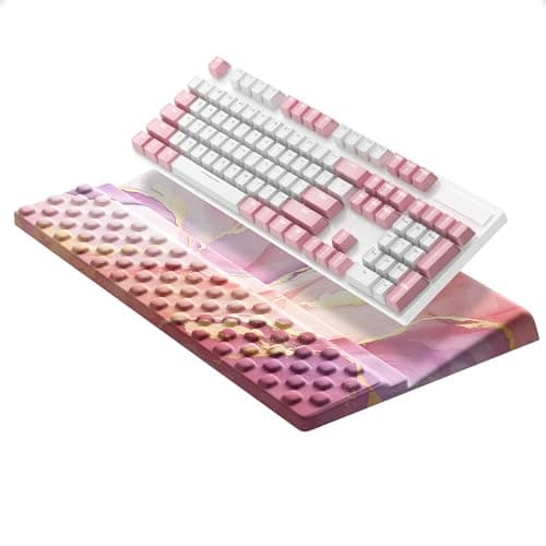 Ospelelf Keyboard Wrist Rest, Comfortable Ergonomic Keyboard Stand Riser Holder for Office Home - Image 1