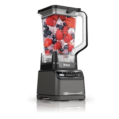 Ninja BR201AMZ Professional Blender 2.0, 1200 Watts, Auto-iQ Program, Total Crushing Blades, 72-oz. Pitcher, 4 Manual Speeds for Smoothies, Shakes, and Frozen Drinks, Dishwasher-Safe Parts, Dark Grey - Image 1