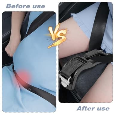 Cushion Bump Strap- Seat Adjuster for Mother-Prevent The Abdomen from Stress，Universal Fit, Easy Install - Image 6