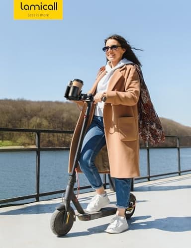 Stroller Cup Holder with Phone Holder - [2025 Upgrade] [ 2-in-1] Walker Cup Holder, Wheelchair, Stroller Accessories, Phone Holder for Uppababy, Doona, Nuna, Jogger, Britax, Bugaboo, Bike, Scooter - Image 7