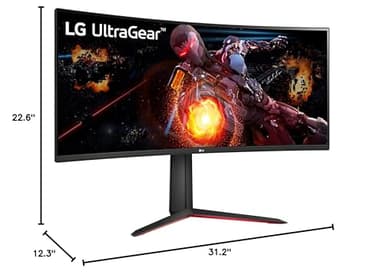 LG UltraGear QHD 34-Inch Curved Gaming Monitor 34GP63A-B, VA with HDR 10 Compatibility and AMD FreeSync Premium, 160Hz, Black - Image 11