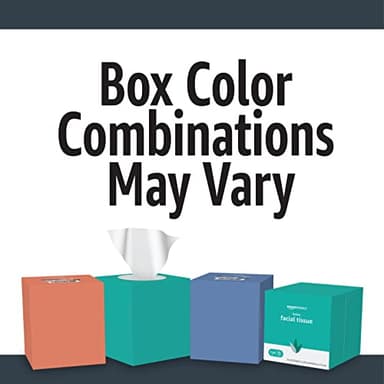 Amazon Basics Facial Tissue with Lotion, 2-Ply, 300 Count (4 Packs 75), (Packaging may vary) - Image 8