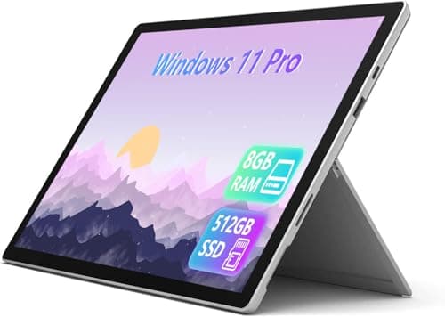 Microsoft Surface Pro 7+ Tablet, 12.3in(2736 x 1824) Touchscreen, Core i5-1135G7 2.4GHz, 512GB SSD, 8GB RAM, CAM, Windows 11 Pro(Renewed)