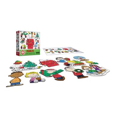 RoseArt - Mini Shaped Multipack - Peanuts Holiday Friends - 500 Piece Jigsaw Puzzle for Adults - Image 5