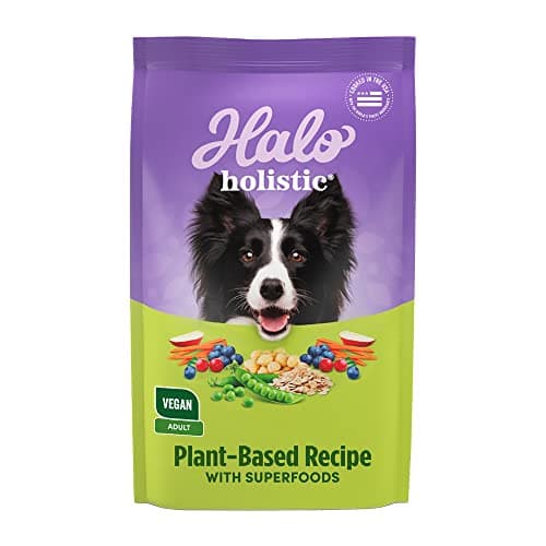 Halo Holistic Adult Dog Vegan Plant-Based Recipe with Superfoods 3.5 lb Bag - Image 1