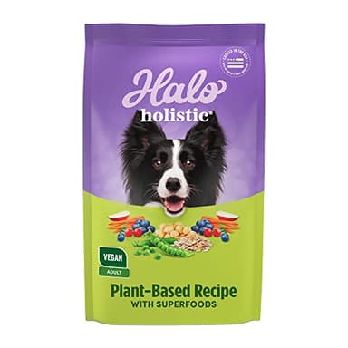 Halo Holistic Adult Dog Vegan Plant-Based Recipe with Superfoods 3.5 lb Bag - Image 1
