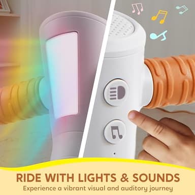 SYNCFUN Baby Balance Bike with Music and Light for 1-2 Year Old Toddlers, 1st Birthday Gift, One Year Old Birthday Gift for Boys Girls, Outdoor Baby Toys (Blue) - Image 5