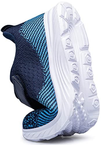 MURDESOT Kids Shoes Toddler Boys Girls Athletic Running Sports Strap Sneakers for Toddler/Little Kid/Big Kid 2 BlueWhite - Image 3