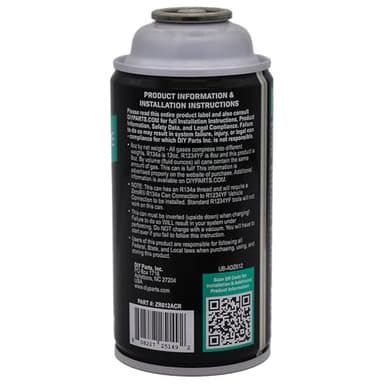 ZeroR AC Refrigerant Recharge Kit | R134a Replacement - Hydrocarbon Gas | 24" Tool for SSV Cans (2) - Image 7