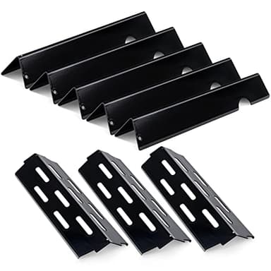 OTAMECE Flavorizer Bars and Heat Deflectors Replacement for Weber Genesis II (3+5 Genesis II) - Image 1