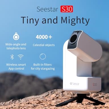 ZWO Seestar S30 All-in-One Smart Digital Telescope/Camera Compact and Portable Travel Companion for Astronomy Enthusiasts & Casual Stargazers - Image 4