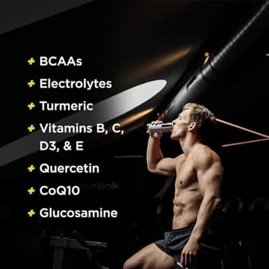 FITAID Recovery Blend, BCAAs, Vitamin B6, B12, Glucosamine, Electrolytes, 100% Clean, Paleo, B-Complex, Citrus Medley, No Sucralose, 12-oz. cans (Pack of 12) - Image 6