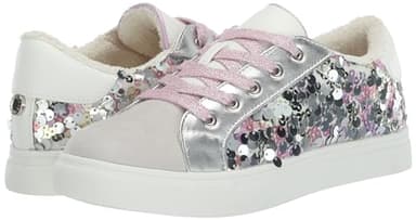 Steve Madden Girls Shoes Girls Emily Sneaker, Sequin, 2 Little Kid - Image 7