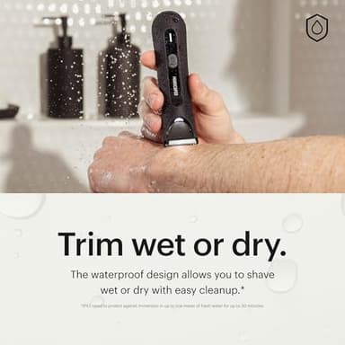 MANSCAPED® The Lawn Mower® 3.0 Plus Groin & Body Hair Trimmer – Updated SkinSafe™ Trimmer Blade, Waterproof Wet/Dry Groomer, USB-C Rechargeable, Men’s Wireless Ball Shaver - Image 3