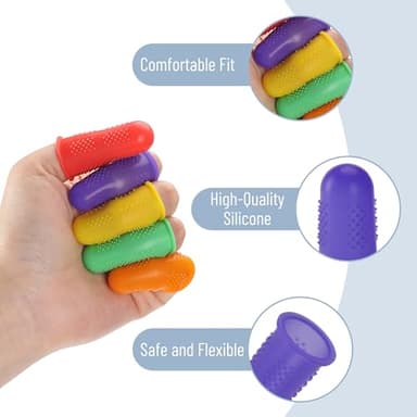 Mr. Pen- Hot Glue Gun Finger Protectors, 24 pcs, Silicone Thimble Finger Guard for Hot Glue - Image 4